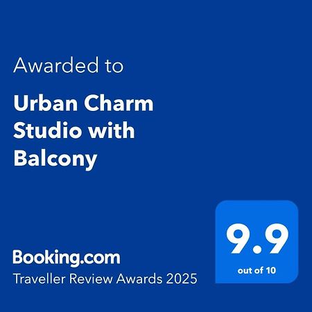 Urban Charm Studio With Balcony Tirana Exterior foto